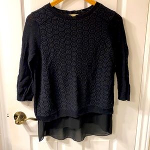 Lucky Brand Multi-Layered Sweater (Size XS)